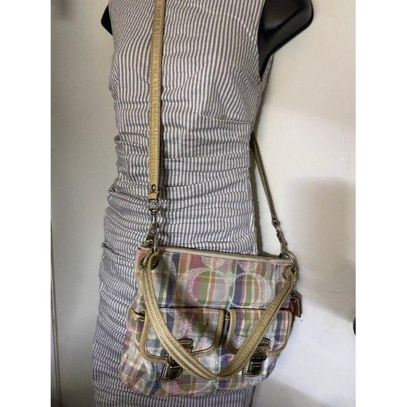 coach msrp multicolor fabric cross body bag - Picture 6 of 10